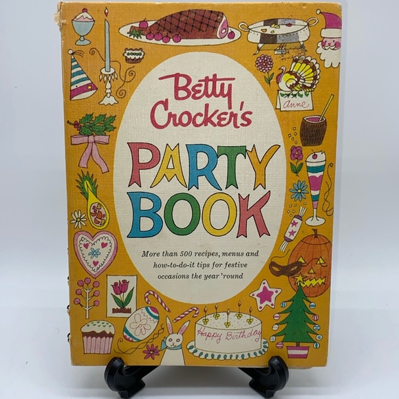 1960 Betty Crocker’s Party Book First Edition Hardcover Spiral Bound Cookbook - Picture 1 of 13